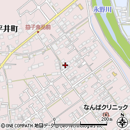 栃木県栃木市平井町206周辺の地図
