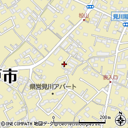 茨城県水戸市見川周辺の地図