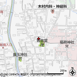 群馬県前橋市箱田町1528-1周辺の地図
