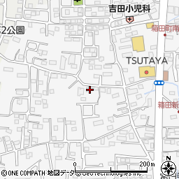 群馬県前橋市箱田町116周辺の地図