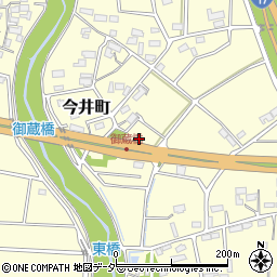群馬県前橋市今井町周辺の地図