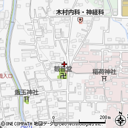 群馬県前橋市箱田町1528-2周辺の地図