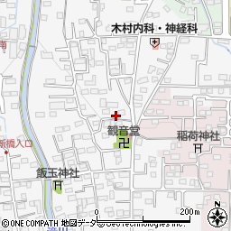 群馬県前橋市箱田町448周辺の地図