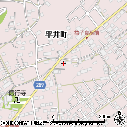 栃木県栃木市平井町484周辺の地図