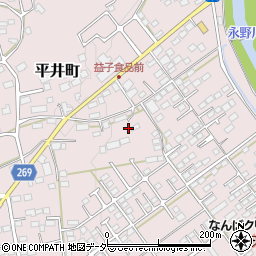 栃木県栃木市平井町481周辺の地図