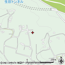 長野県上田市生田1622-3周辺の地図