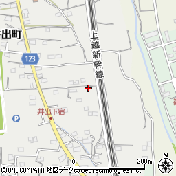 群馬県高崎市井出町323周辺の地図