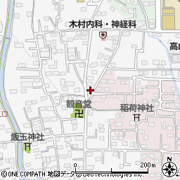 群馬県前橋市箱田町451-1周辺の地図