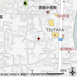 群馬県前橋市箱田町268周辺の地図