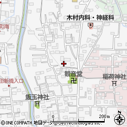 群馬県前橋市箱田町445-2周辺の地図