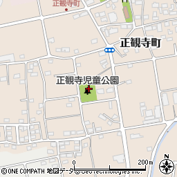 正観寺児童公園周辺の地図