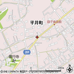 栃木県栃木市平井町486周辺の地図