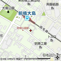 群馬県前橋市天川大島町1316-29周辺の地図