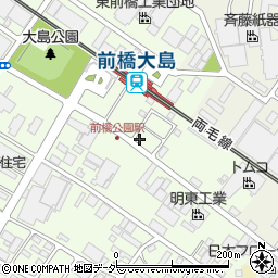 群馬県前橋市天川大島町1316-31周辺の地図