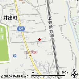 群馬県高崎市井出町308周辺の地図