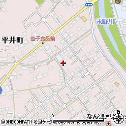 栃木県栃木市平井町167周辺の地図