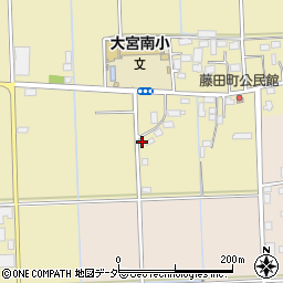 栃木県栃木市藤田町14周辺の地図