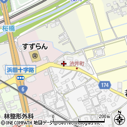 茨城県水戸市浜田町451周辺の地図