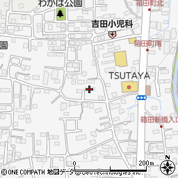 群馬県前橋市箱田町267-2周辺の地図