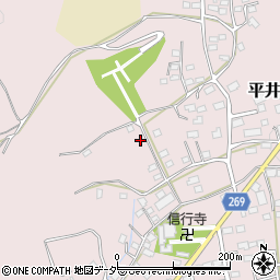 栃木県栃木市平井町772周辺の地図