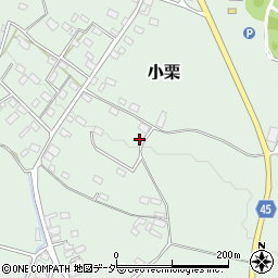茨城県筑西市小栗5869-1周辺の地図