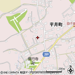 栃木県栃木市平井町509周辺の地図