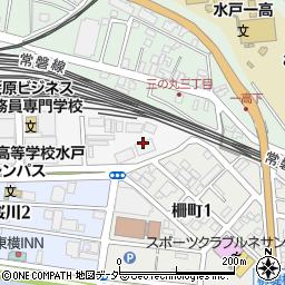 ＪＲ東労組水戸支部周辺の地図