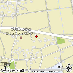 茨城県水戸市筑地町1403-1周辺の地図