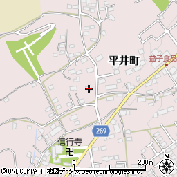 栃木県栃木市平井町507周辺の地図