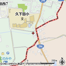 栃木県真岡市久下田464周辺の地図