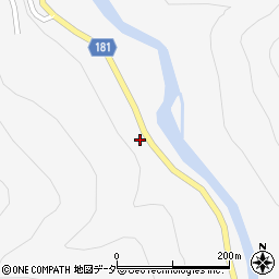 石川県白山市河内町金間甲周辺の地図