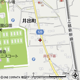 群馬県高崎市井出町1717周辺の地図