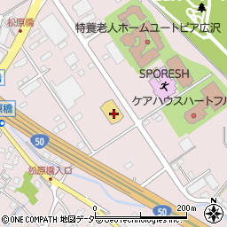 ダイナム群馬桐生店周辺の地図