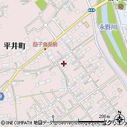 栃木県栃木市平井町203周辺の地図