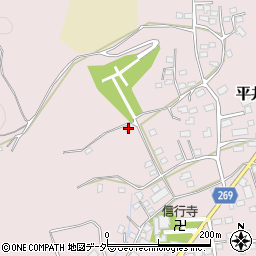 栃木県栃木市平井町817周辺の地図