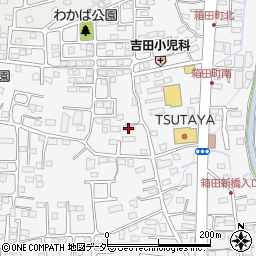 群馬県前橋市箱田町267-8周辺の地図