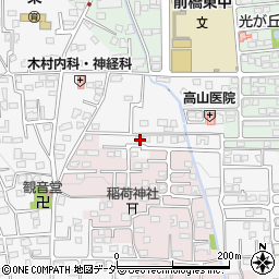 群馬県前橋市箱田町671-7周辺の地図