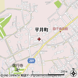 栃木県栃木市平井町487周辺の地図