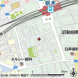 栃木県栃木市沼和田町8周辺の地図