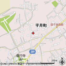 栃木県栃木市平井町506周辺の地図