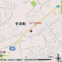 栃木県栃木市平井町495周辺の地図