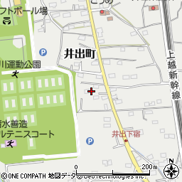 群馬県高崎市井出町581周辺の地図