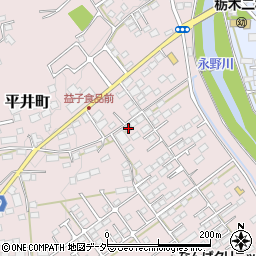 栃木県栃木市平井町175周辺の地図