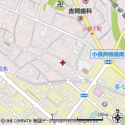 栃木県足利市小俣町209-17周辺の地図