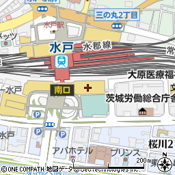 株式会社水戸駅ビルエクセルみなみ　根本漬物周辺の地図