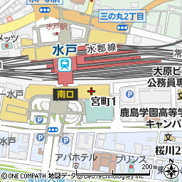 ビックカメラ水戸駅店周辺の地図