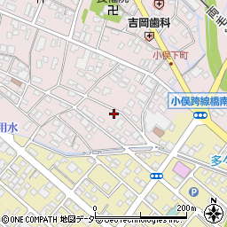 栃木県足利市小俣町209周辺の地図