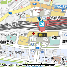 イーオン　水戸オーパ校周辺の地図