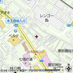 群馬県前橋市天川大島町1098周辺の地図