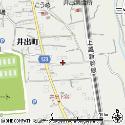 群馬県高崎市井出町262周辺の地図